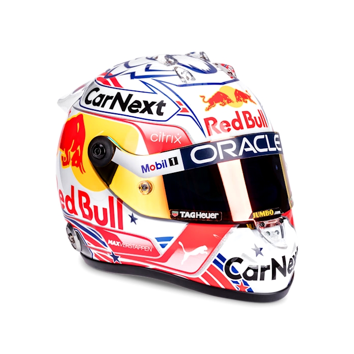 Sergio Pérez miniature helmet Formula 1 Austria GP 2022 1/2